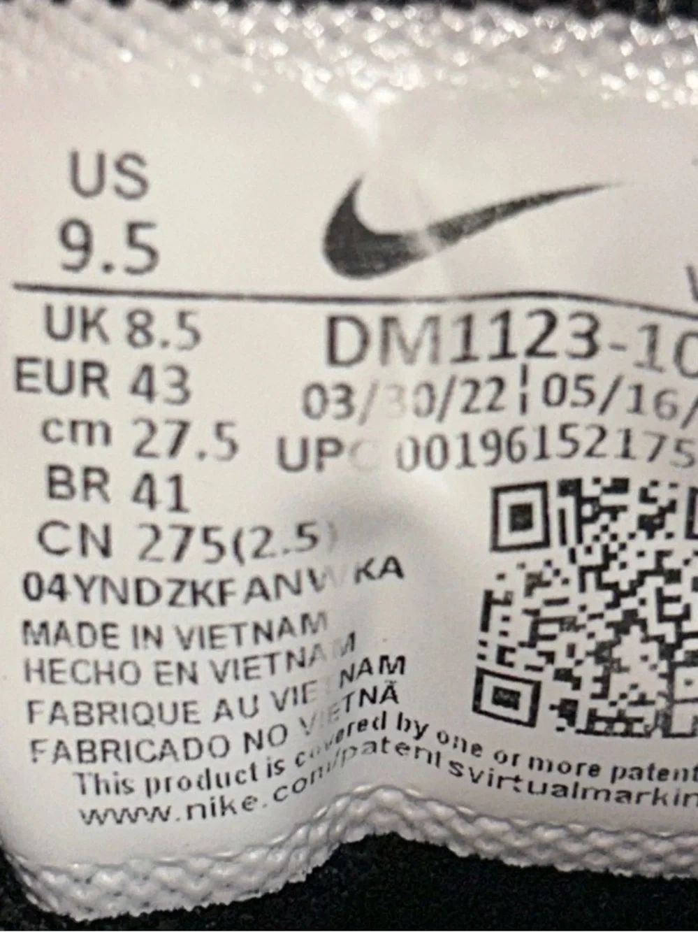Nike LeBron Witness 7 Mens 9.5 Black White Basketball Shoes Sneakers DM1123-100